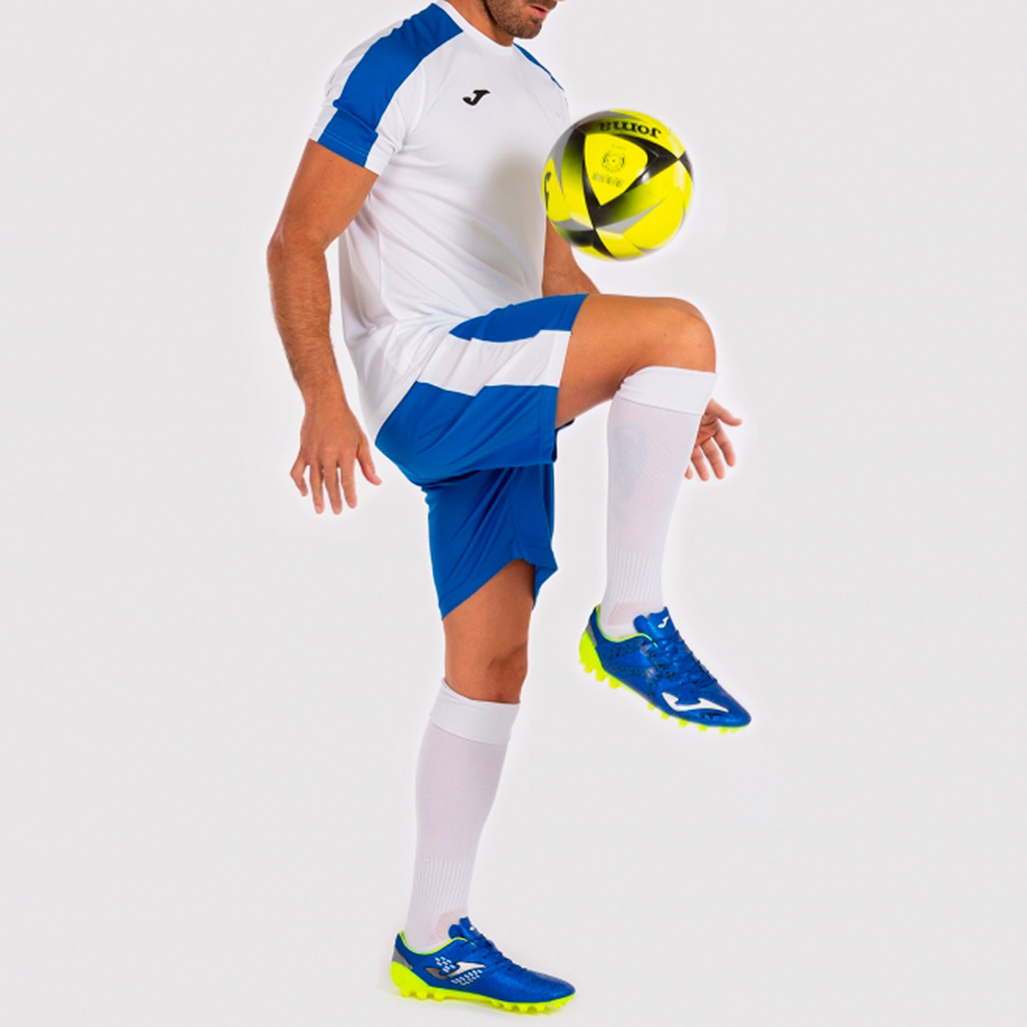 ACADEMY T-SHIRT M/C - BIANCO-ROYAL - BIANCO-ROYAL