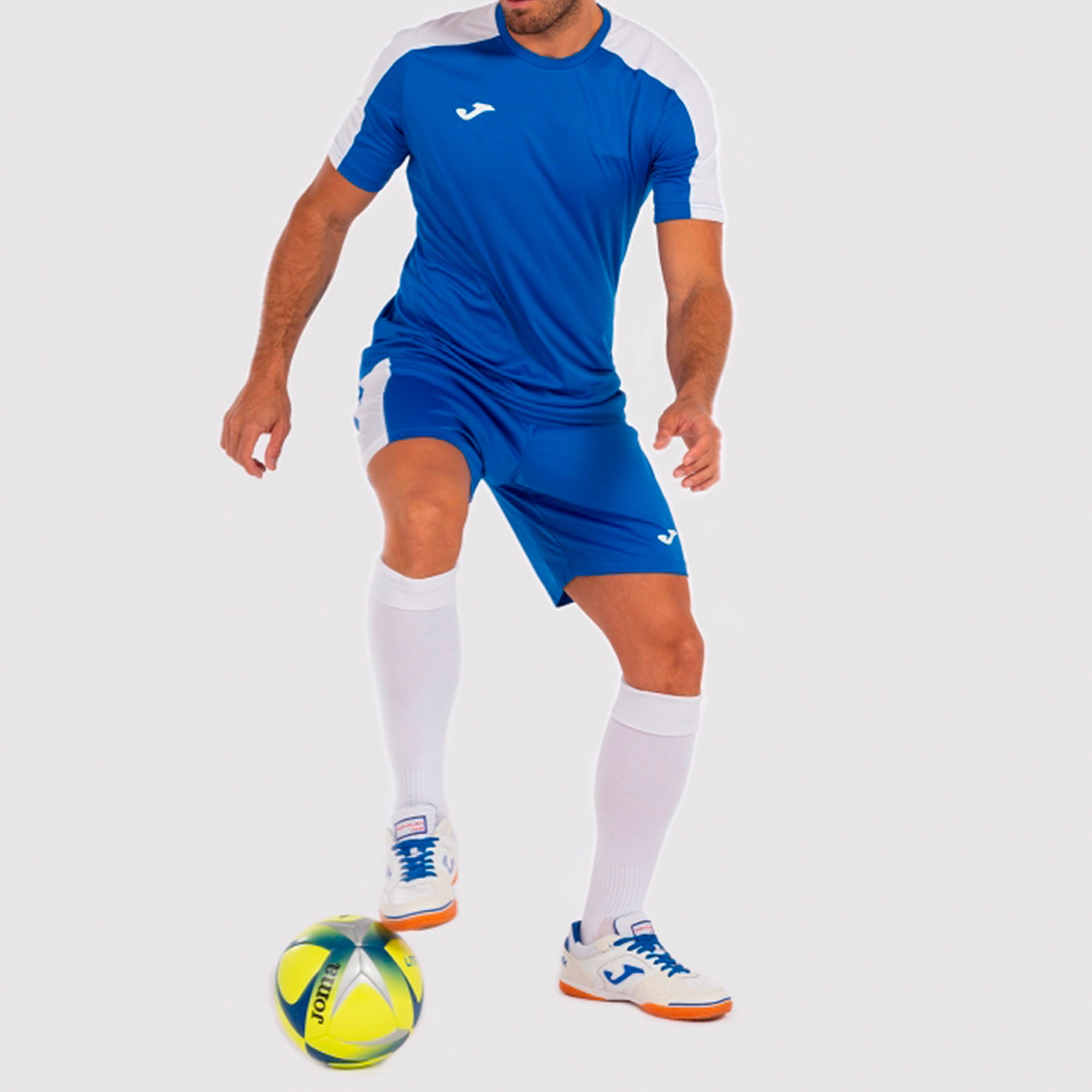 ACADEMY T-SHIRT M/C - ROYAL-BIANCO - ROYAL-BIANCO