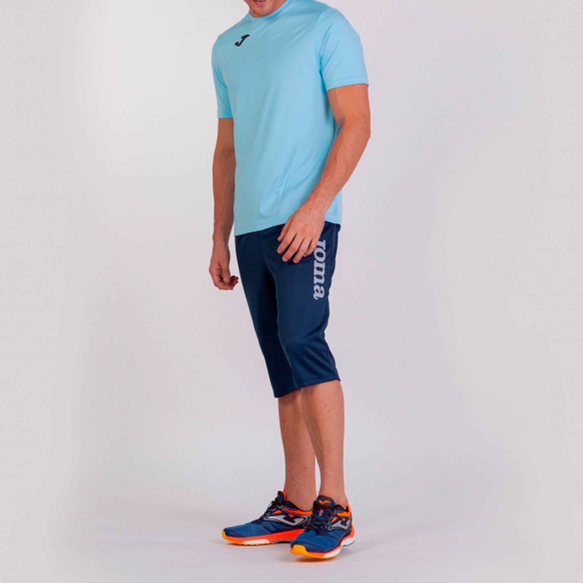 T-SHIRT COMBI S/S - CELESTE - CELESTE