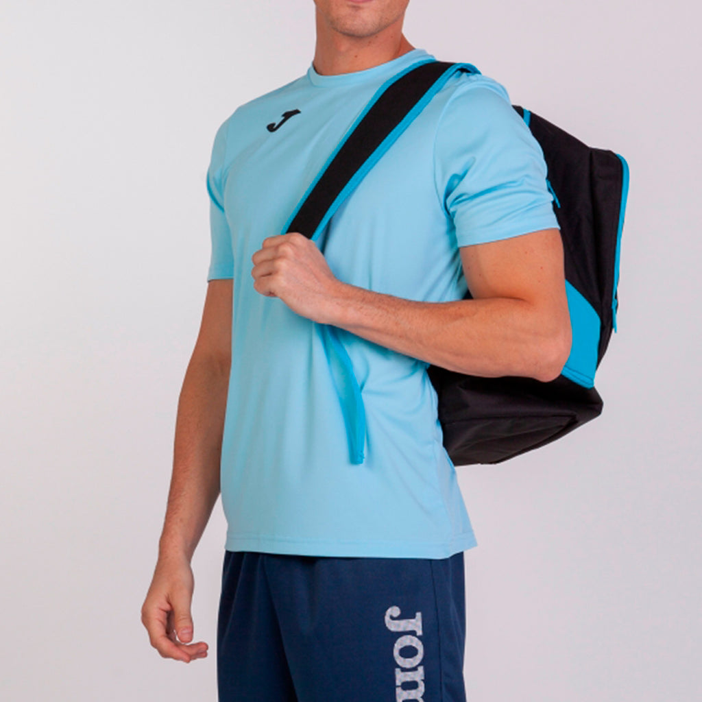 T-SHIRT COMBI S/S - CELESTE - CELESTE