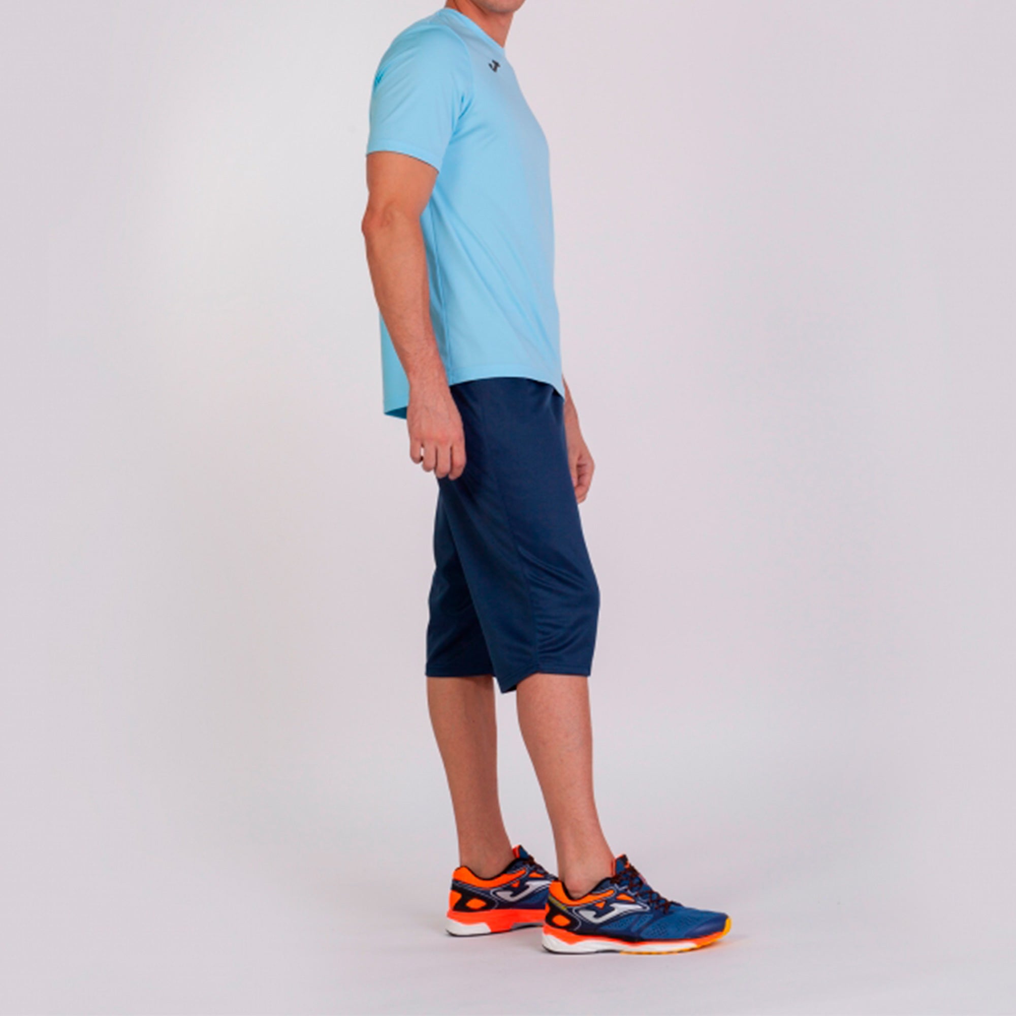 T-SHIRT COMBI S/S - CELESTE - CELESTE