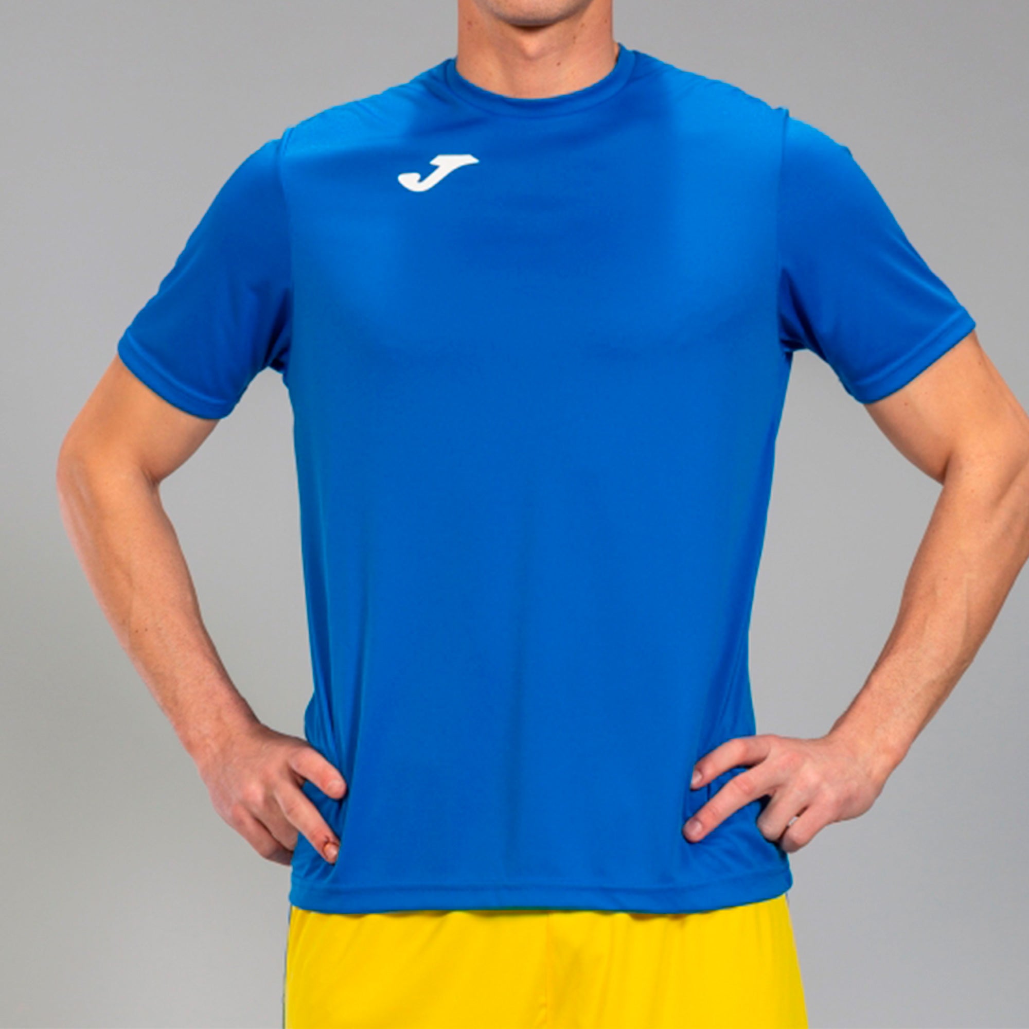 T-SHIRT COMBI S/S - ROYAL - ROYAL