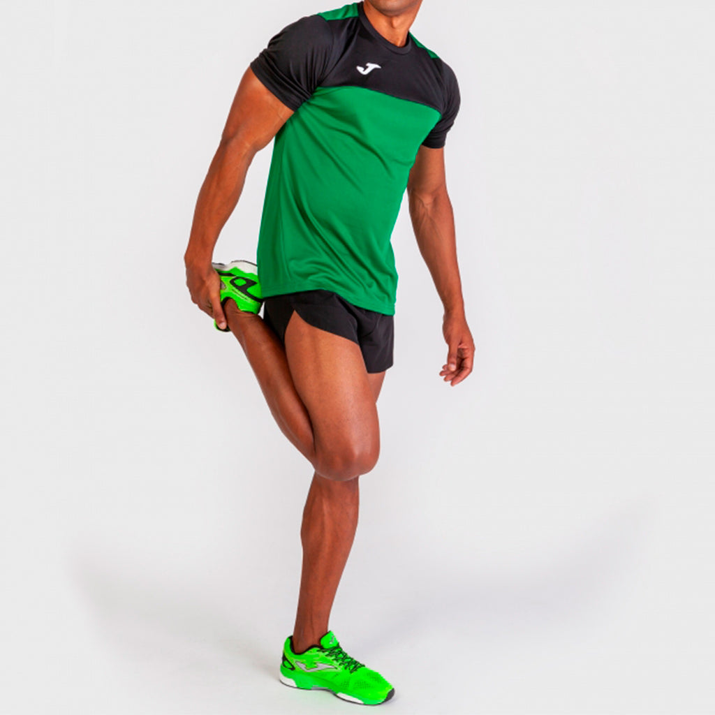 S/S T-SHIRT WINNER - VERDE-NERO - VERDE-NERO