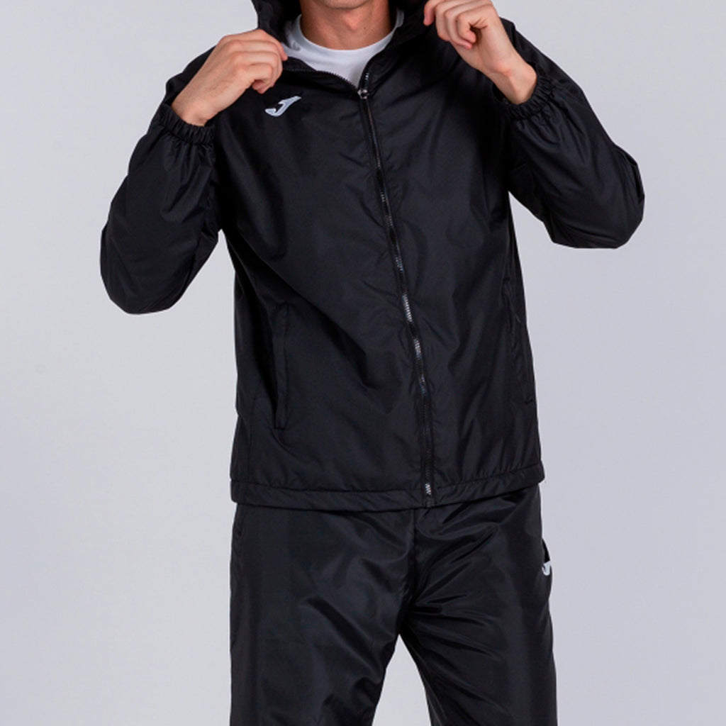 CERVINO FLEECE RAINCOAT - NERO - NERO