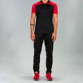 COMBI POLO SHIRT S/S - NERO-ROSSO - NERO-ROSSO