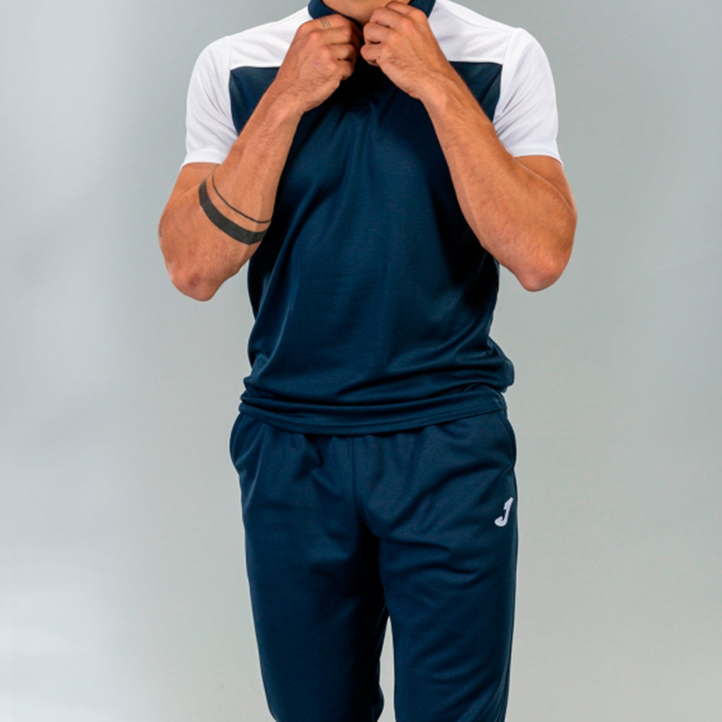 COMBI POLO SHIRT S/S - BLU NAVY-BIANCO - BLU NAVY-BIANCO
