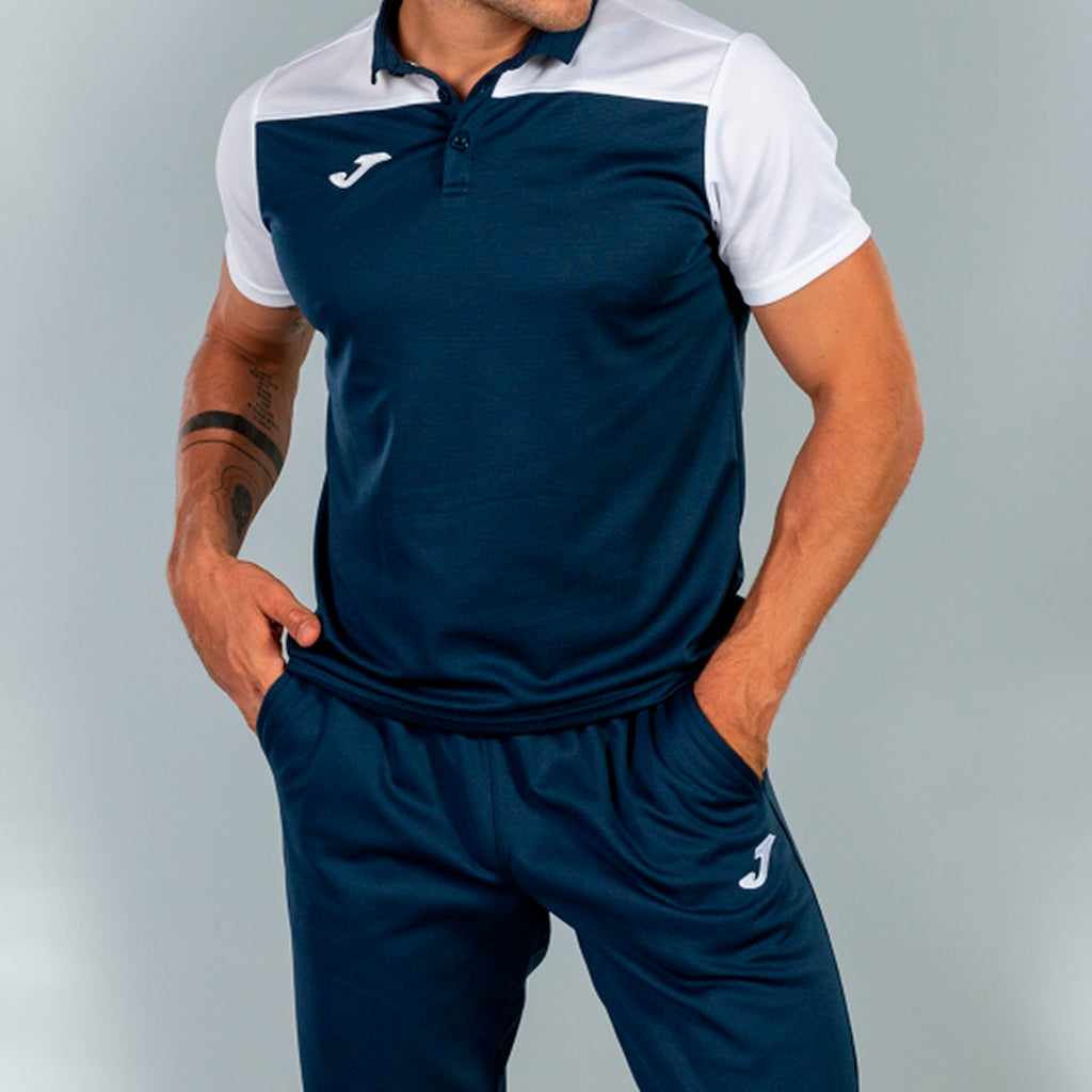 COMBI POLO SHIRT S/S - BLU NAVY-BIANCO - BLU NAVY-BIANCO