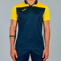 COMBI POLO SHIRT S/S - BLU NAVY-GIALLO - BLU NAVY-GIALLO