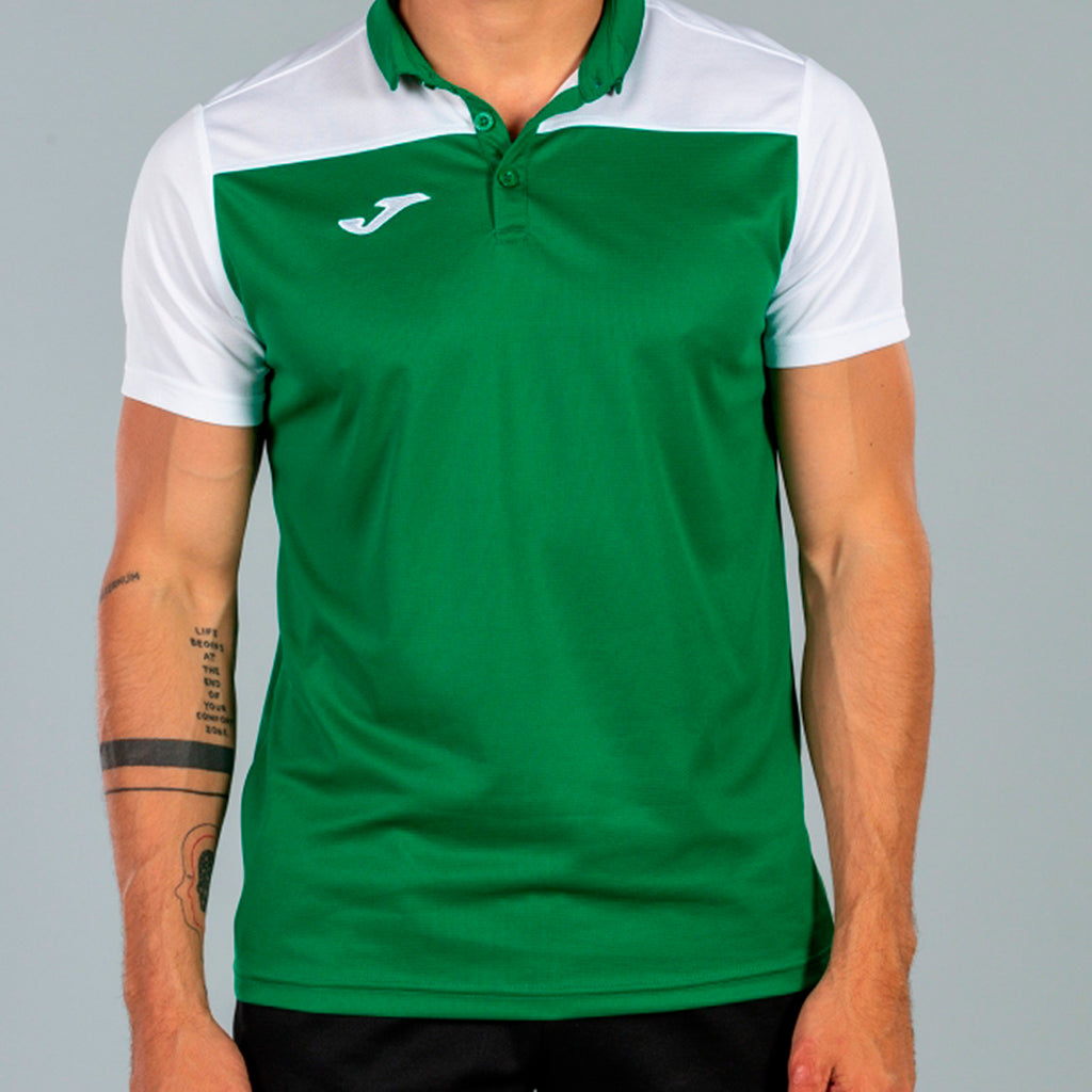 COMBI POLO SHIRT S/S - VERDE-BIANCO - VERDE-BIANCO