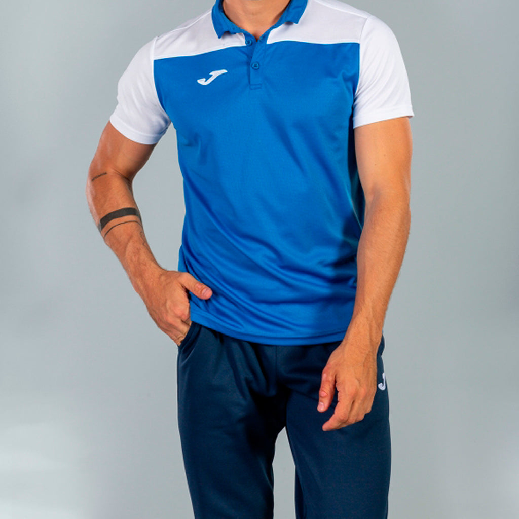 COMBI POLO SHIRT S/S - ROYAL-BIANCO - ROYAL-BIANCO