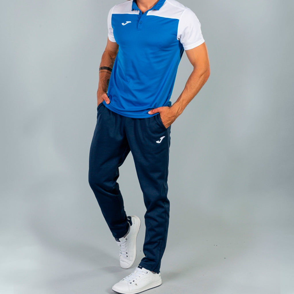 COMBI POLO SHIRT S/S - ROYAL-BIANCO - ROYAL-BIANCO