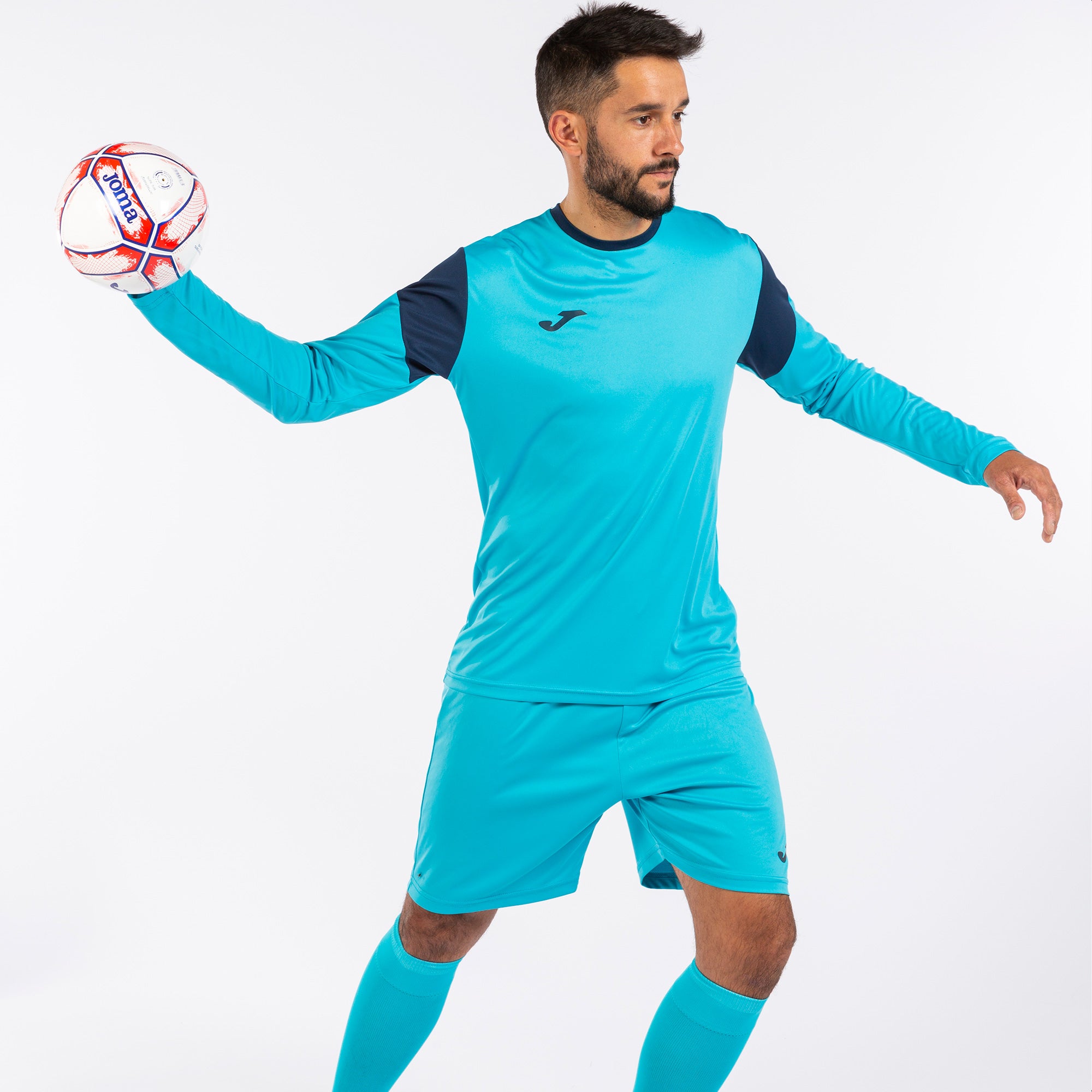 PHOENIX GK TWO-PIECE - TURCHESE FLUO-BLU NAVY - TURCHESE FLUO-BLU NAVY