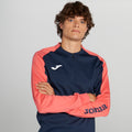 ECO CHAMPIONSHIP RECYCLED SWEATSHIRT - BLU NAVY-ARANCIONE FLUO - BLU NAVY-ARANCIONE FLUO