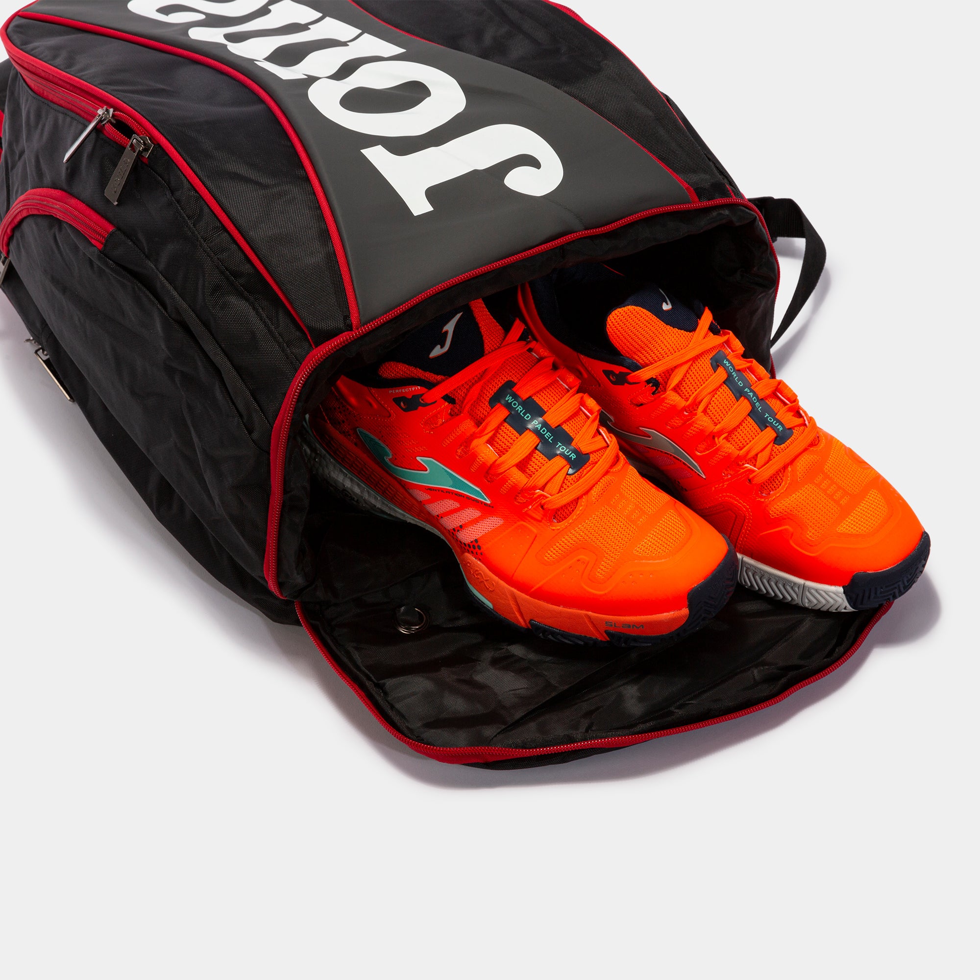 OPEN BACKPACK - NERO-ROSSO - NERO-ROSSO