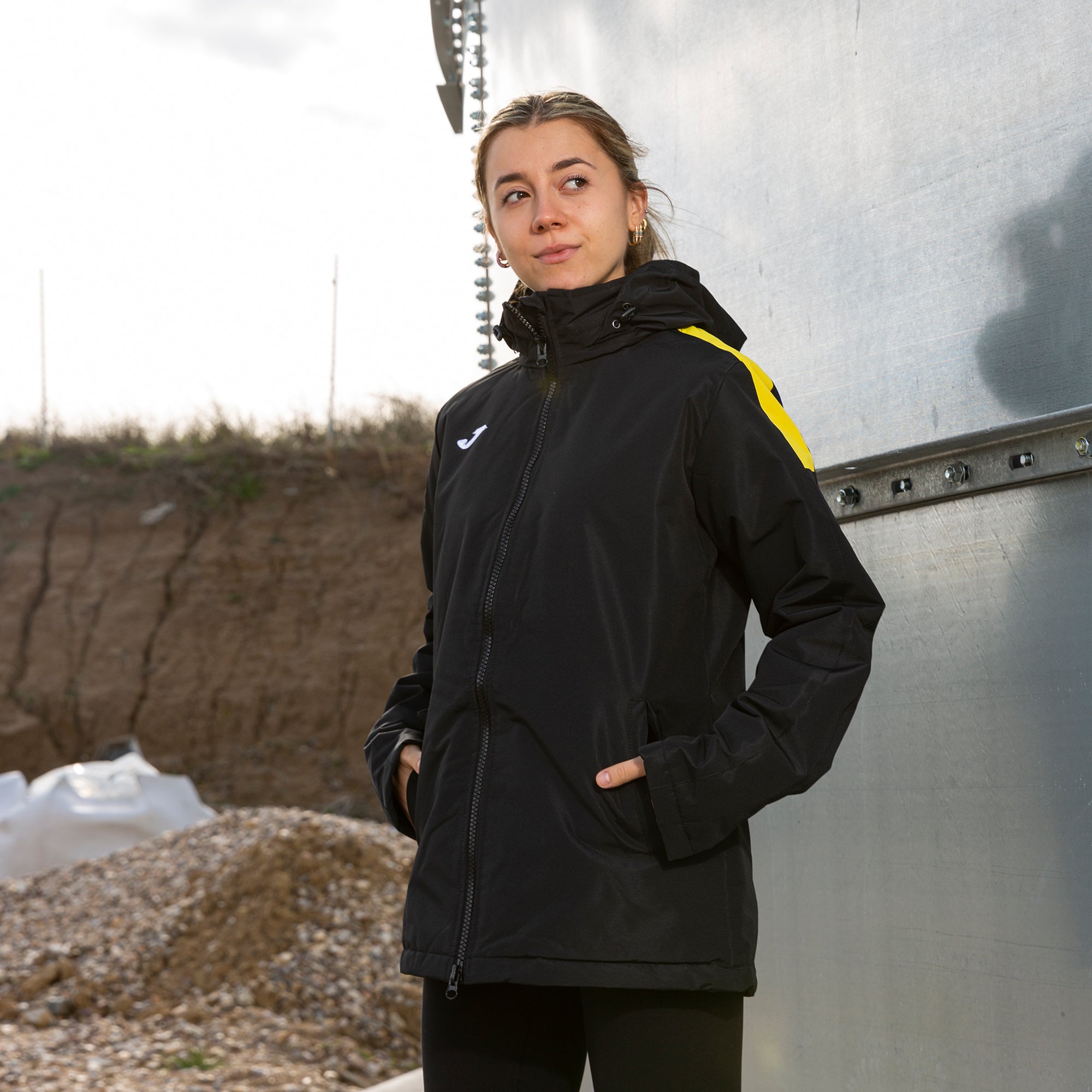 ANORAK TRIVOR - NERO-GIALLO - NERO-GIALLO