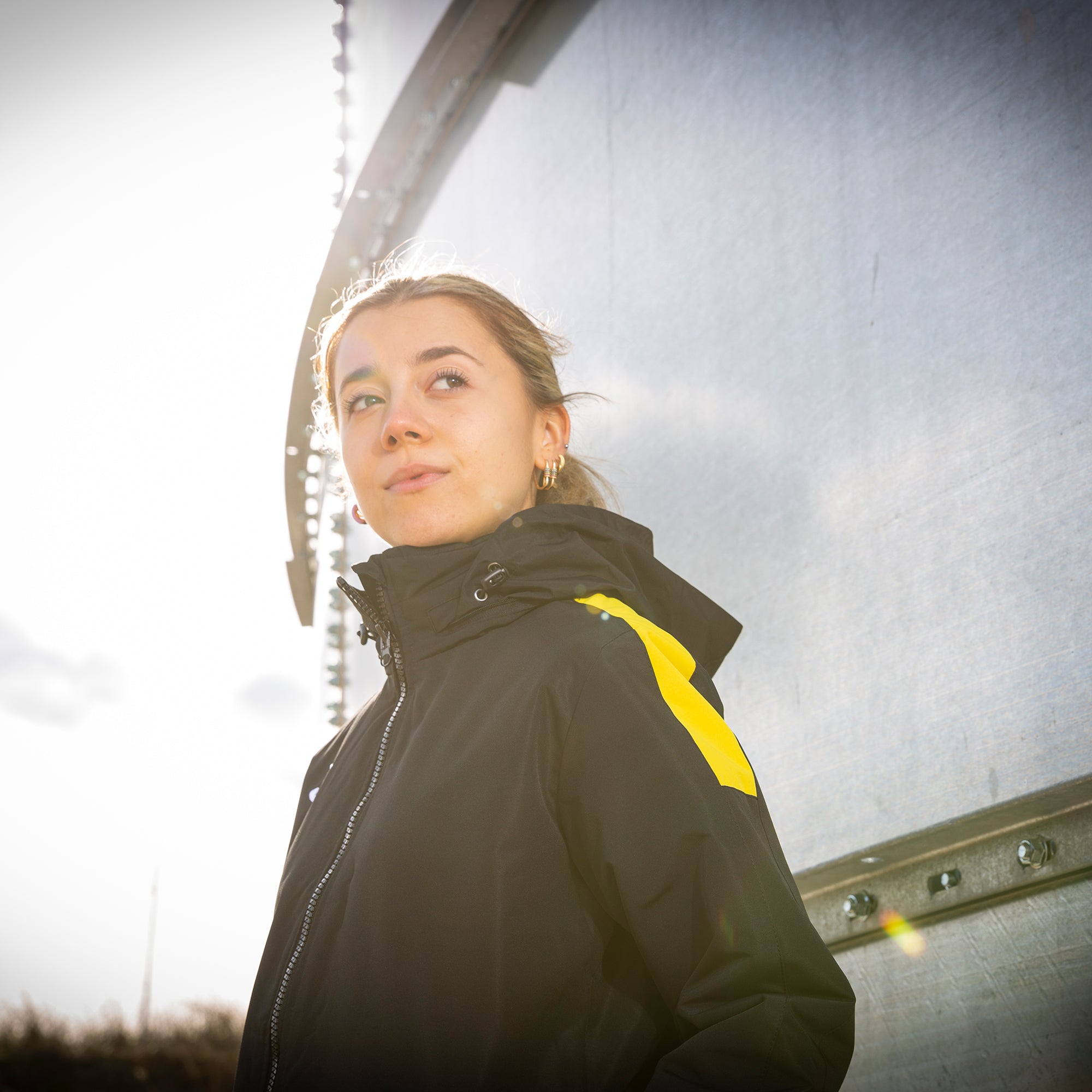ANORAK TRIVOR - NERO-GIALLO - NERO-GIALLO