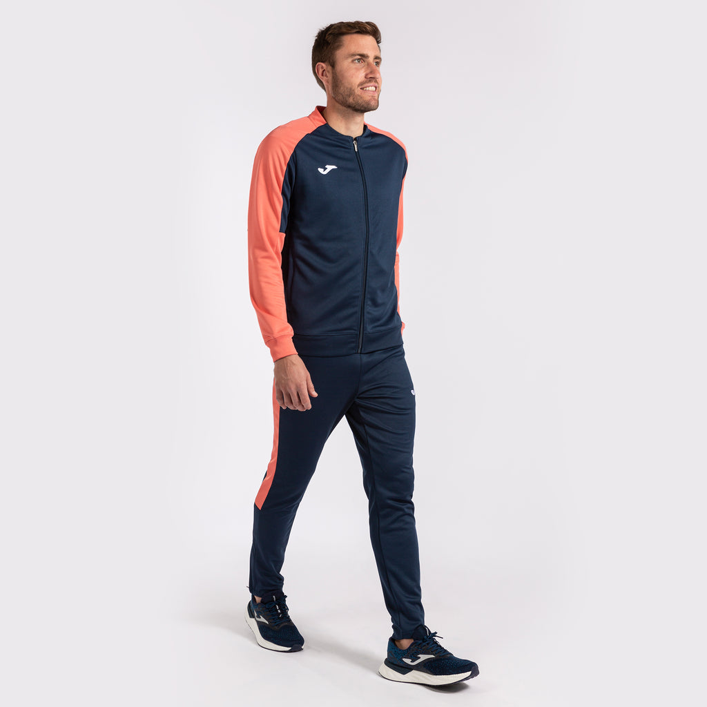 ECO CHAMPIONSHIP RECYCLED SWEATSUIT - BLU NAVY-ARANCIONE FLUO - BLU NAVY-ARANCIONE FLUO