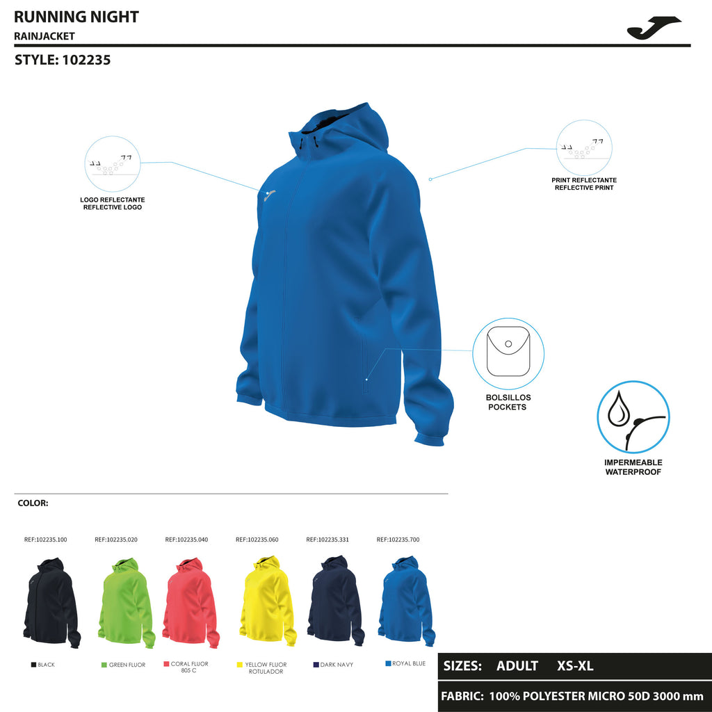 RAINCOAT ELITE VIII - ROYAL - ROYAL