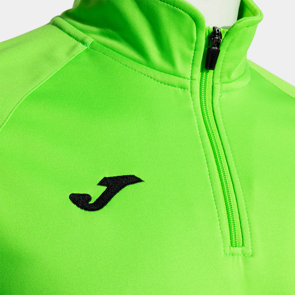 FARAON SWEATSHIRT HALF ZIP - VERDE FLUO - VERDE FLUO