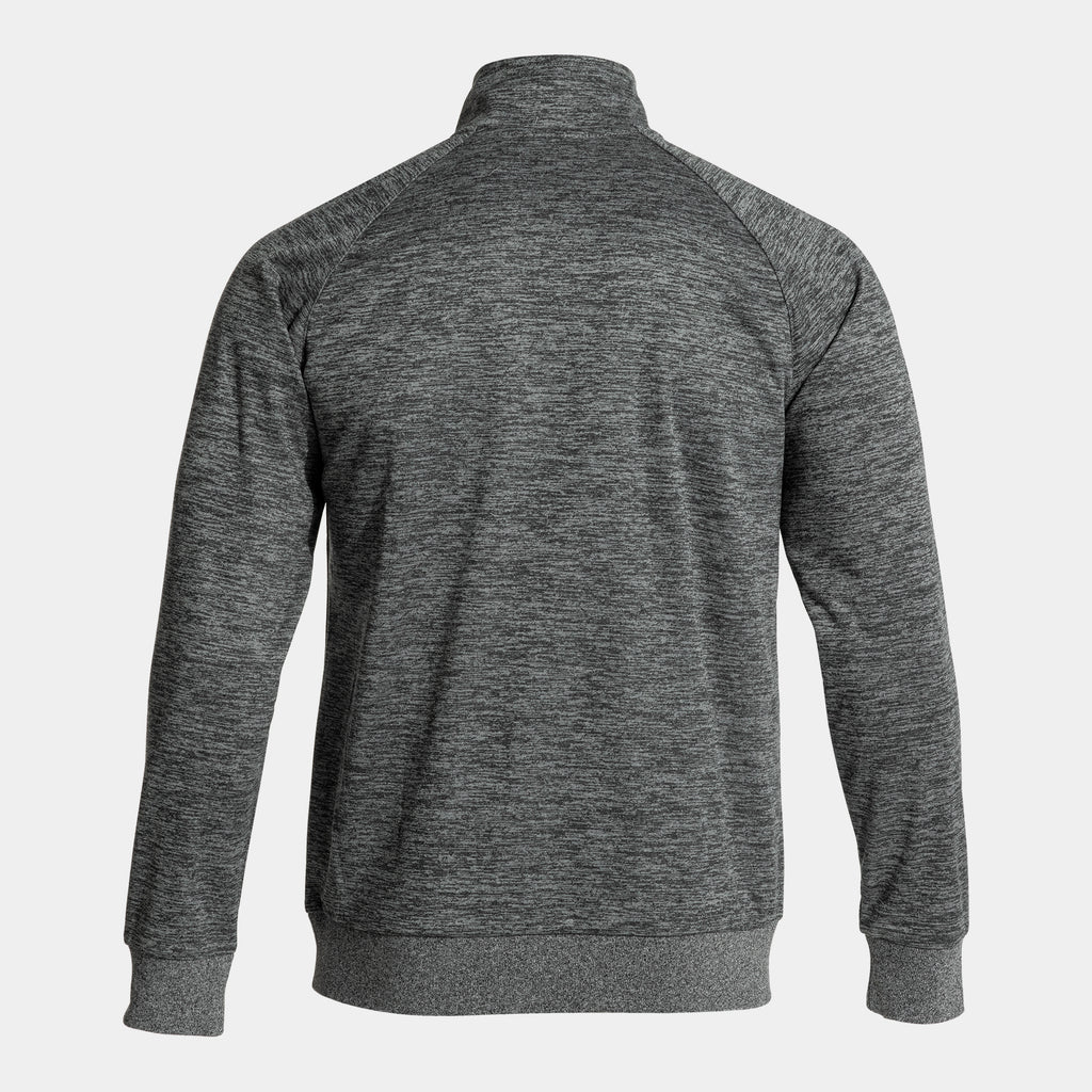 FARAON SWEATSHIRT MELANGE HALF ZIP - GRIGIO MELANGE - GRIGIO MELANGE