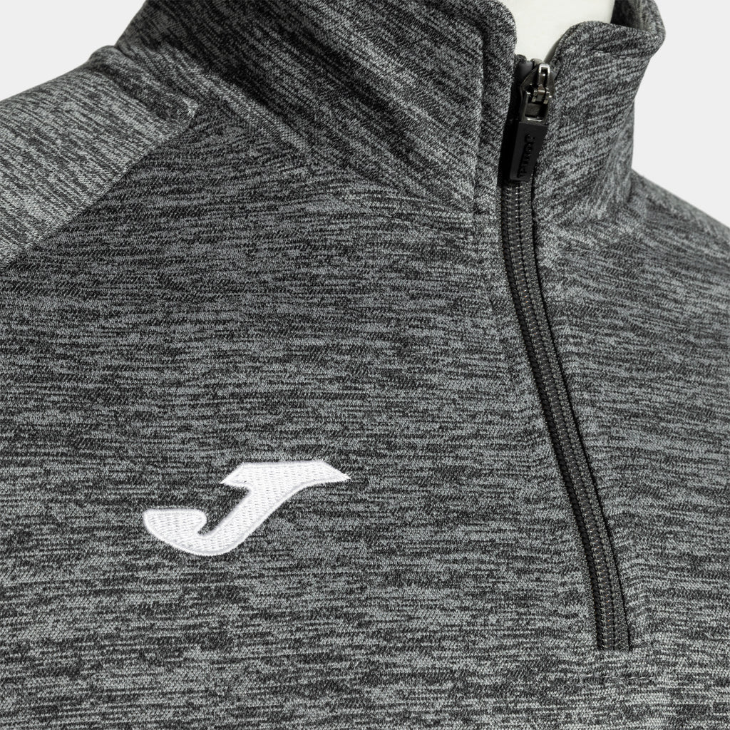 FARAON SWEATSHIRT MELANGE HALF ZIP - GRIGIO MELANGE - GRIGIO MELANGE
