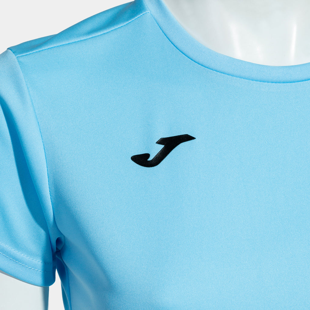 T-SHIRT COMBI S/S - CELESTE - CELESTE