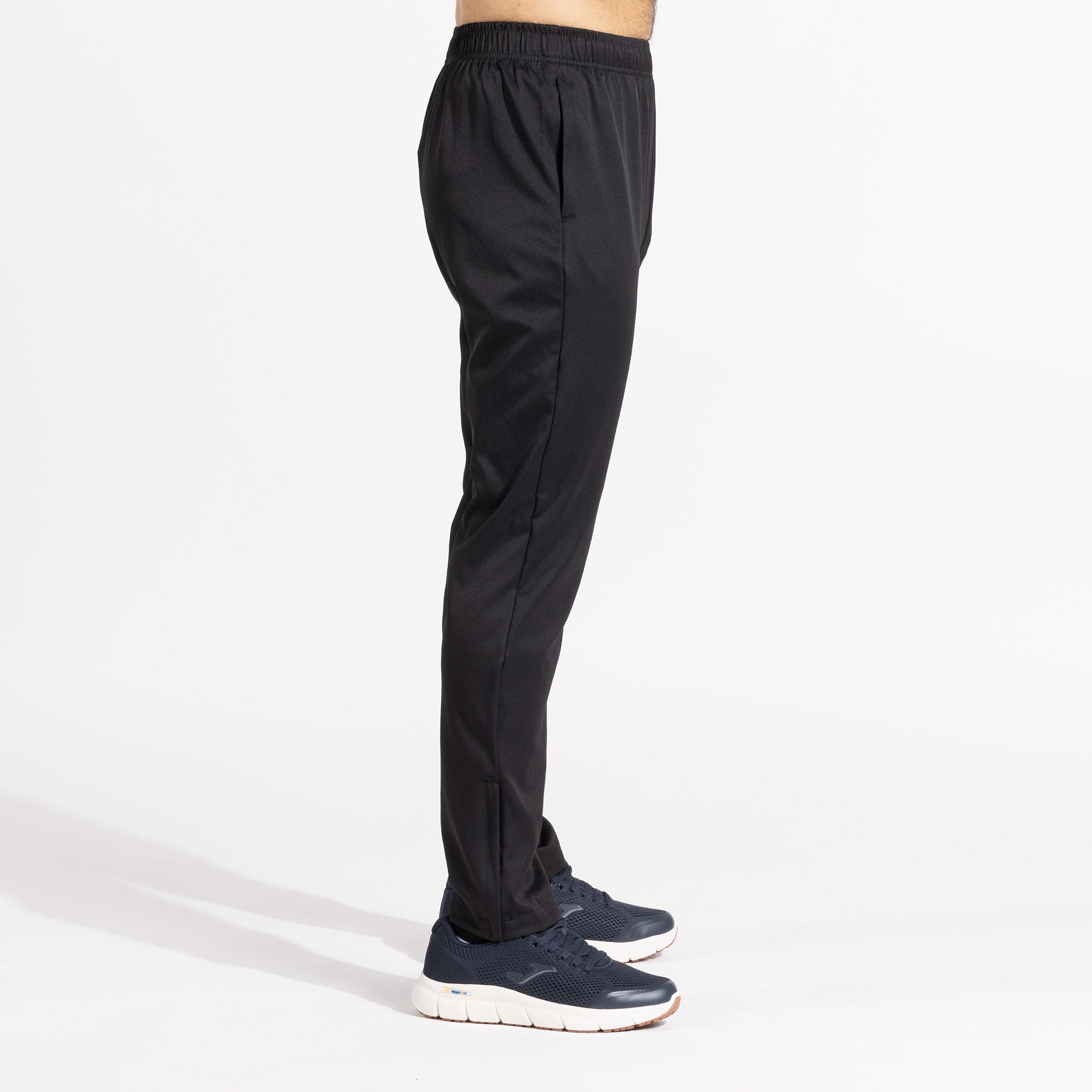 LONG MICROFIBER TIRRENO TROUSERS - NERO - NERO