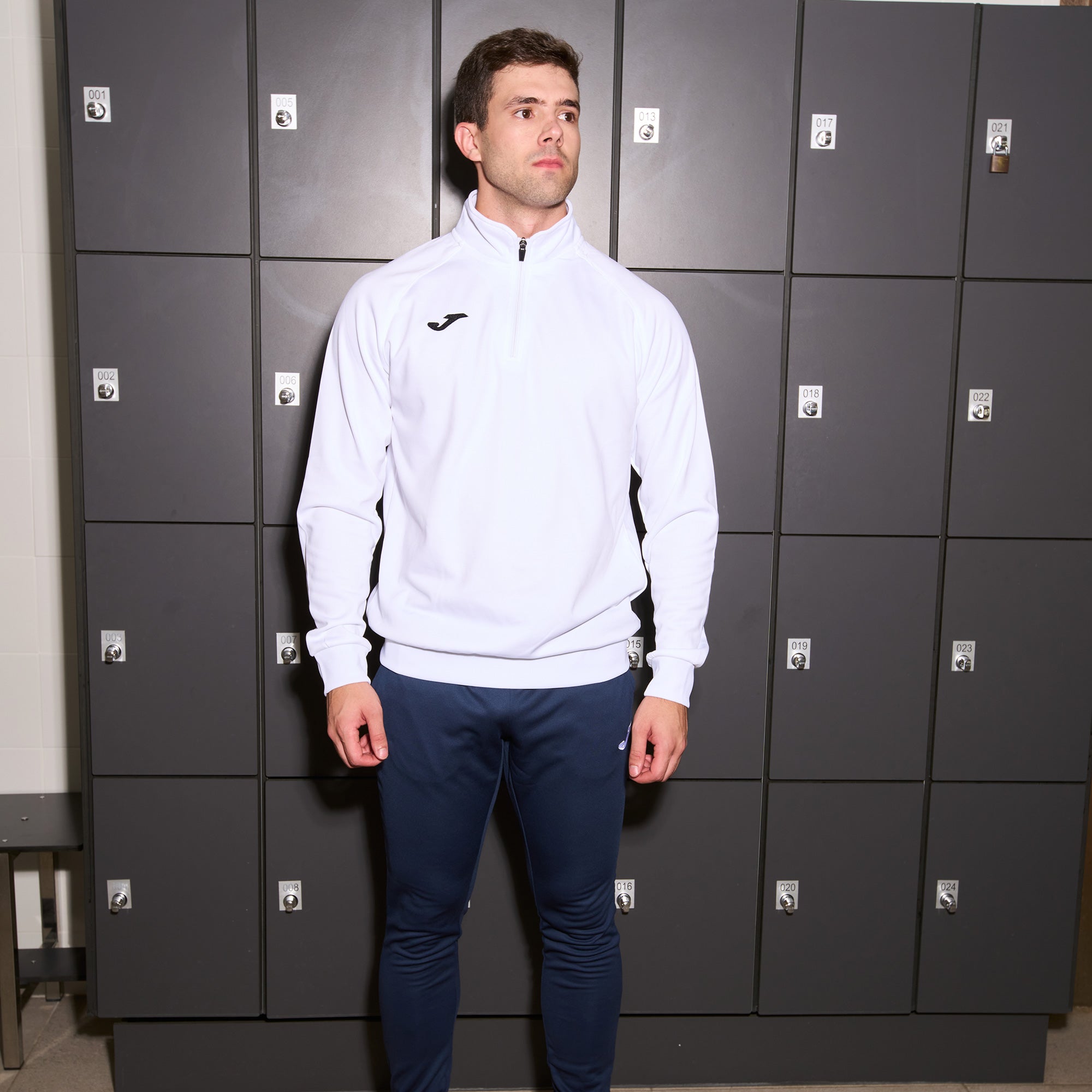 FARAON SWEATSHIRT HALF ZIP - BIANCO - BIANCO