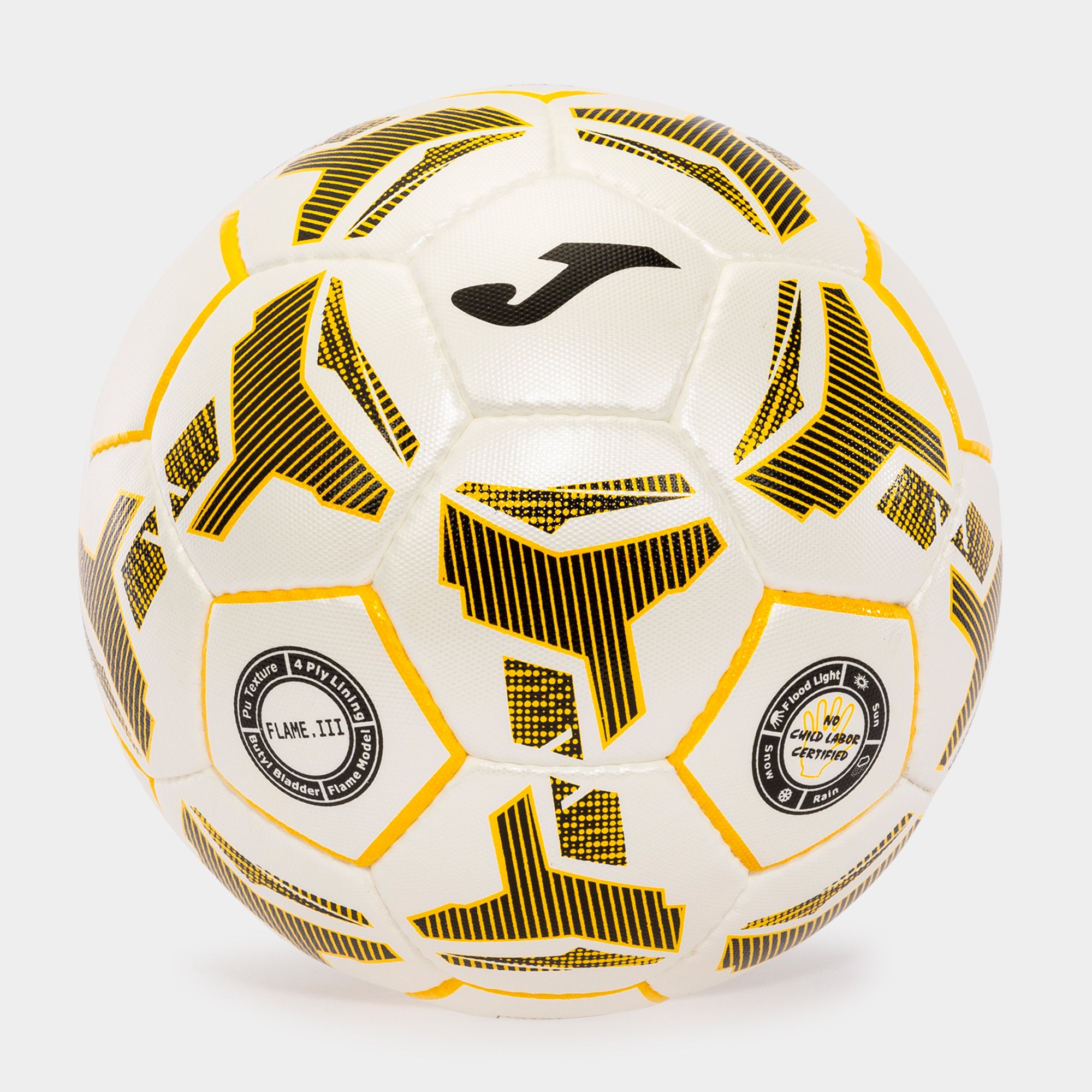 SIZE 5 FLAME III FOOTBALL - BIANCO-ARANCIONE - BIANCO-ARANCIONE