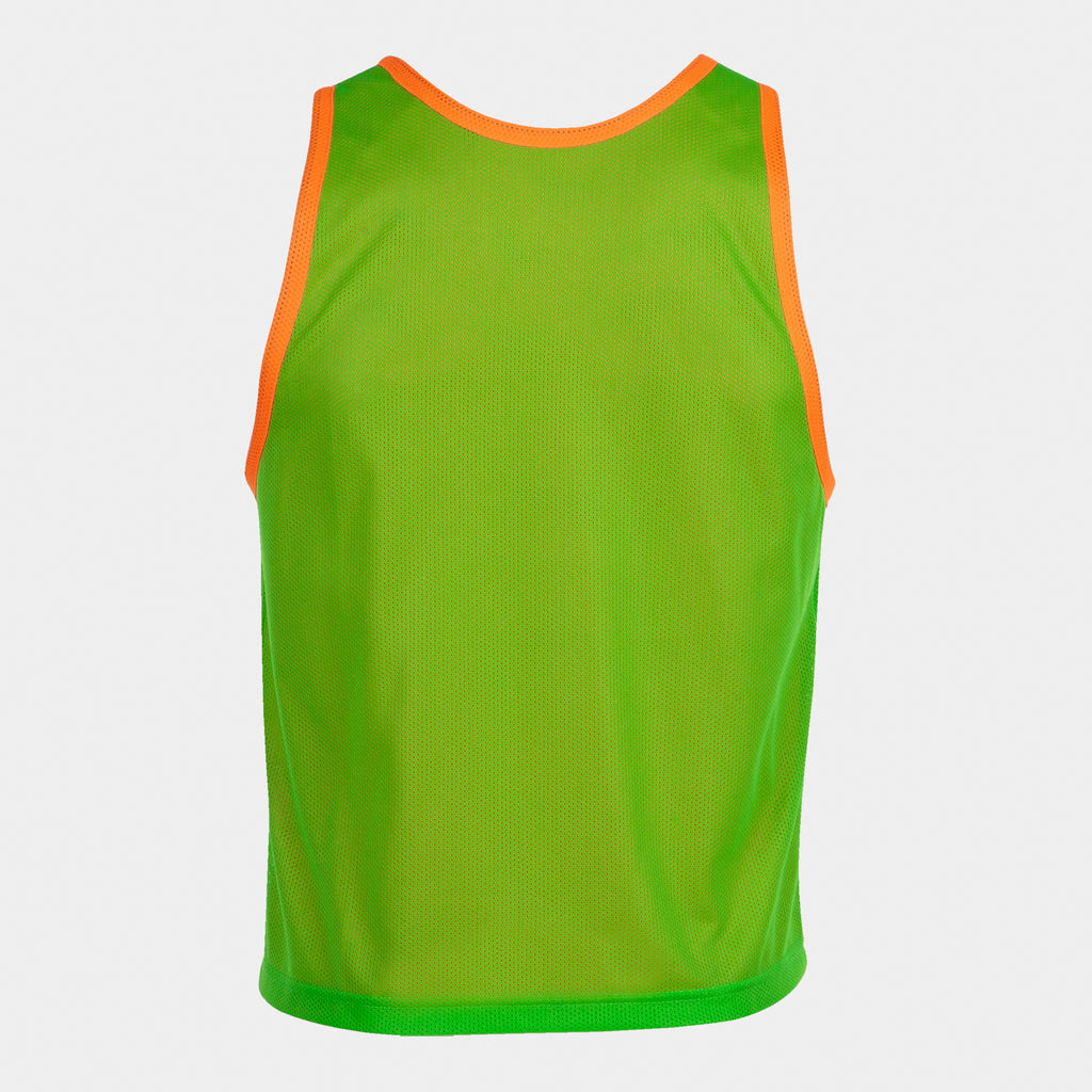 REVERSIBLE TRAINING BIB F.ORANGE-F.GREEN - ARANCIONE FLUO-VERDE FLUO - ARANCIONE FLUO-VERDE FLUO