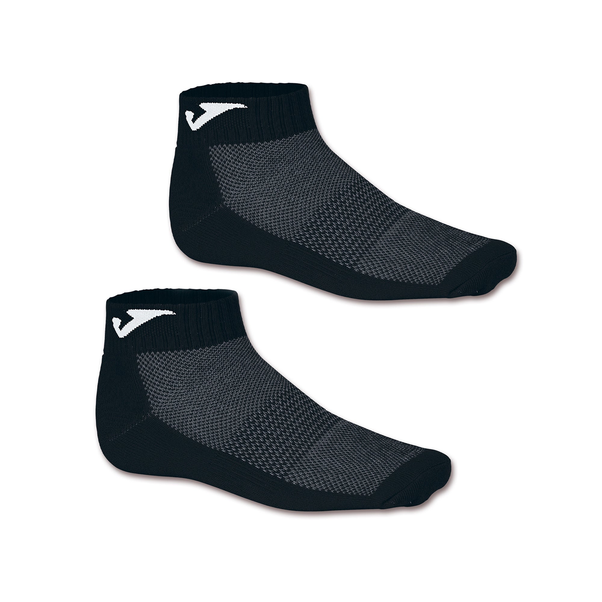 SOCKS ANKLE -PACK 12 PRS - NERO - NERO