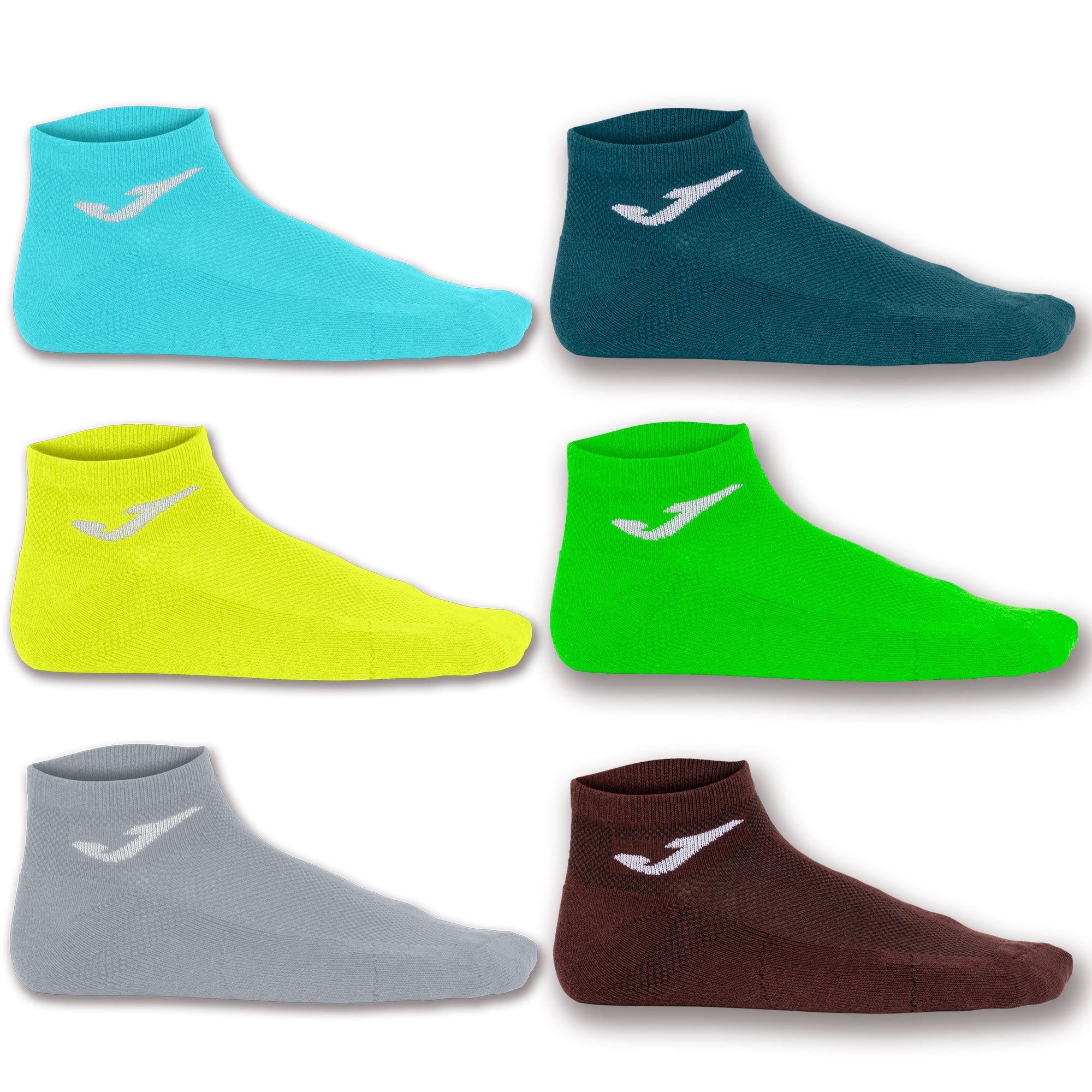 INV SOCK BROW-YEL-GREE-TUR-GRE-NAV -PACK 12 PRS - MULTICOLORE - MULTICOLORE