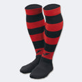 ZEBRA MID-CALF II - NERO-ROSSO - NERO-ROSSO