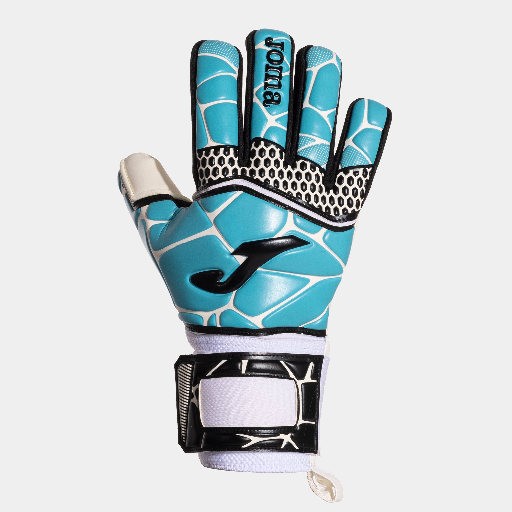 GK- PRO GOALKEEPER GLOVES BLANCO-TURQUESA - BIANCO-TURCHESE - BIANCO-TURCHESE