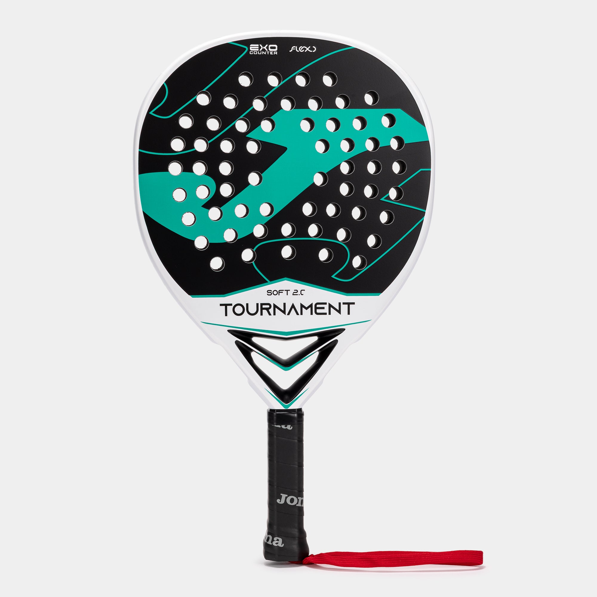 TOURNAMENT SOFT PADDLE RACKET BLANCO-VERDE - BIANCO-VERDE - BIANCO-VERDE