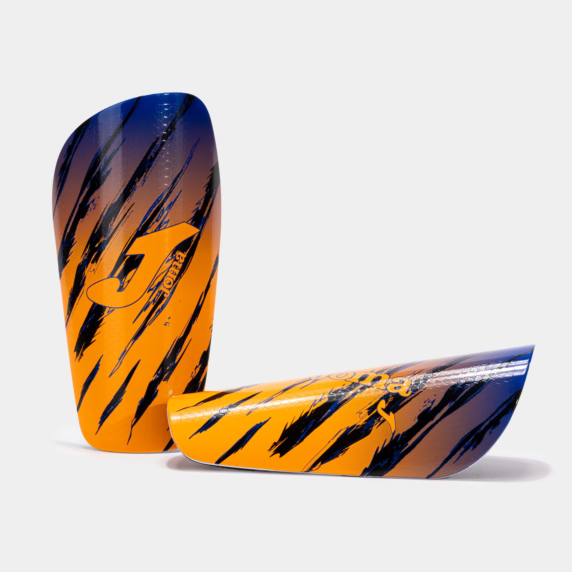 SPIDER SHIN GUARDS - ARANCIONE FLUO-ROYAL - ARANCIONE FLUO-ROYAL