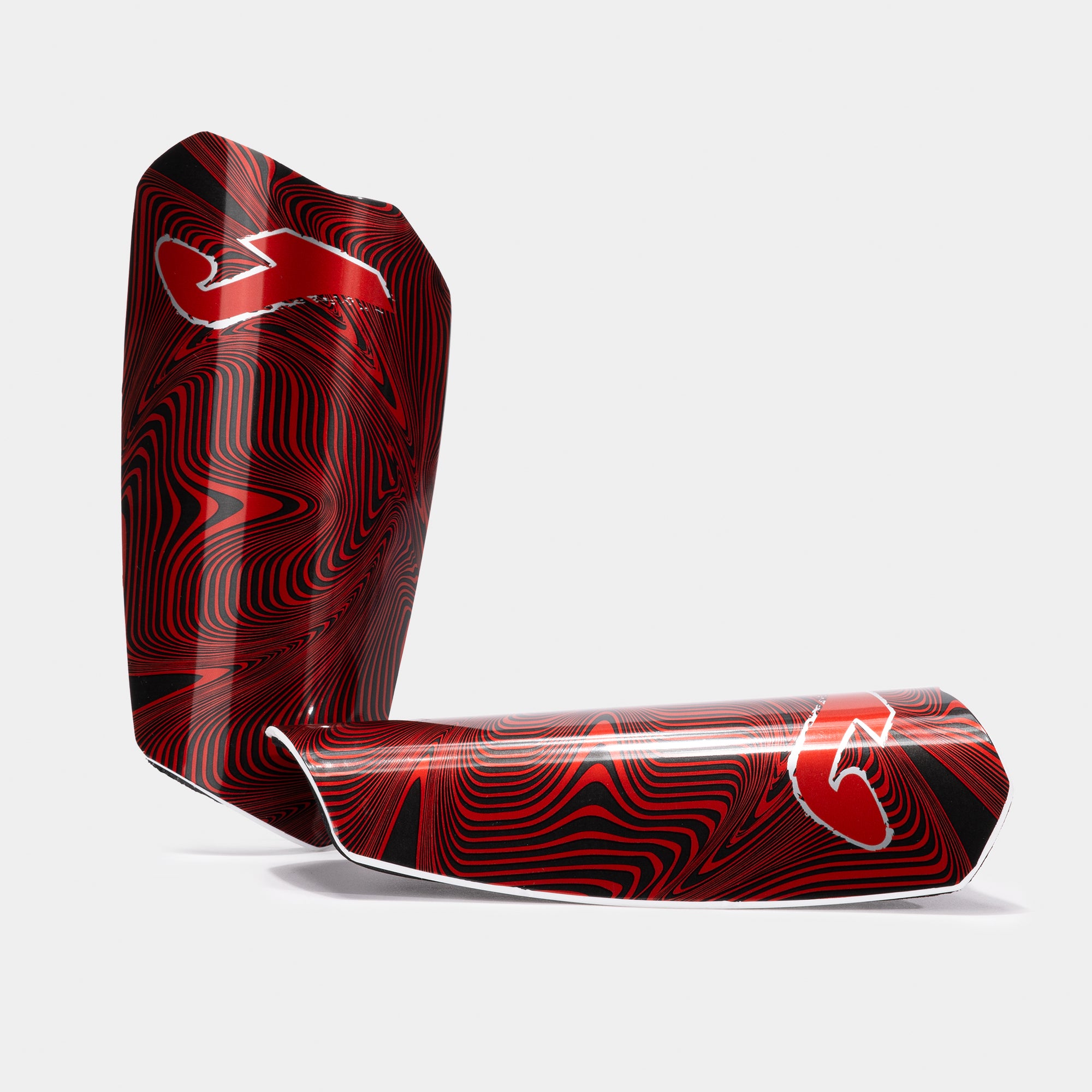 SPARTAN SHIN GUARDS - ROSSO-NERO - ROSSO-NERO