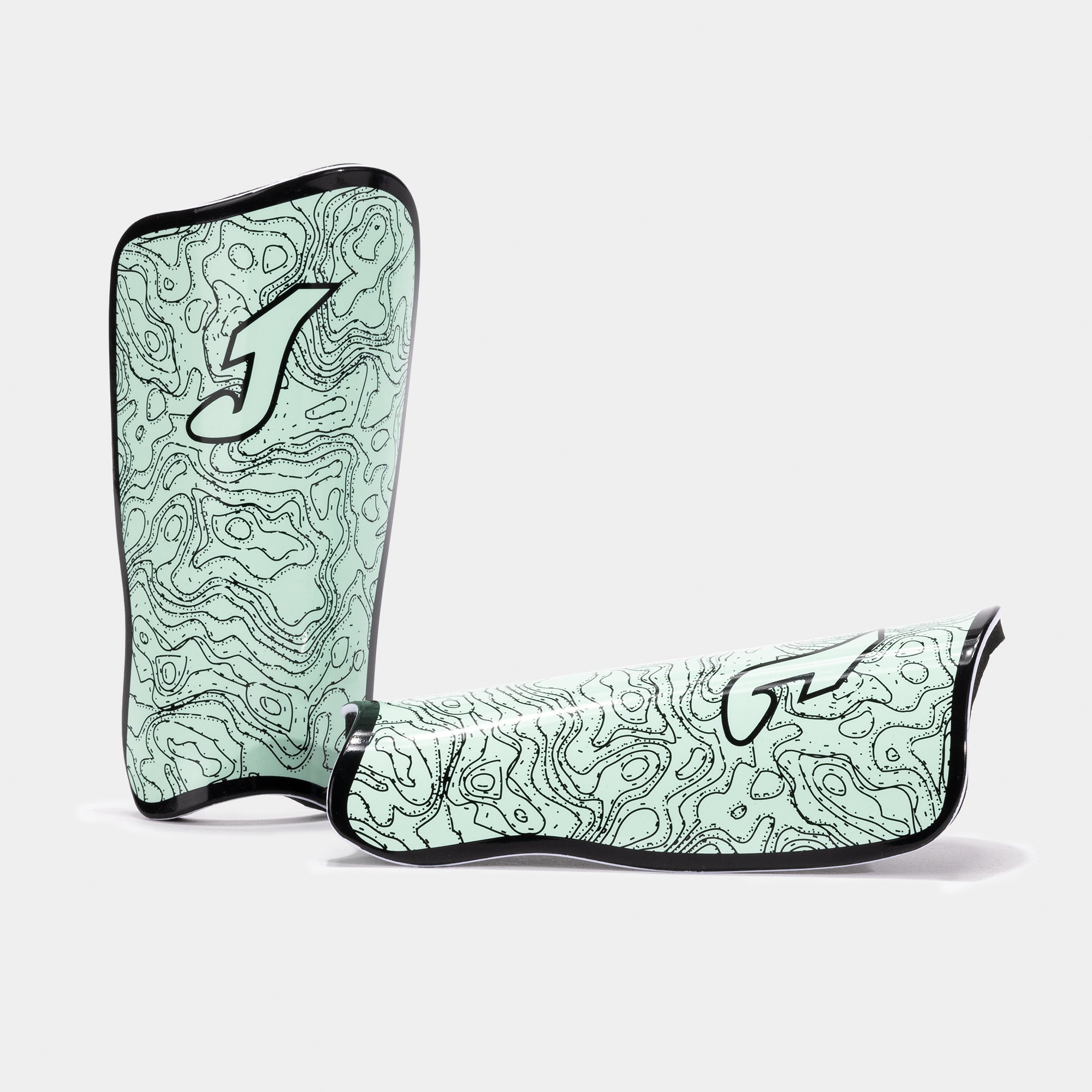 PANTHER SHIN GUARDS - TURCHESE-NERO - TURCHESE-NERO