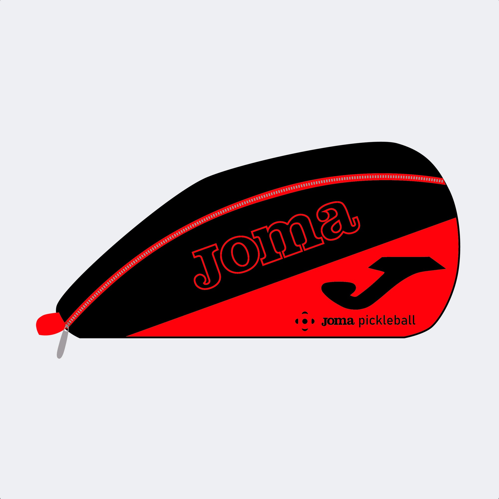 PICKLEBALL PADDLE BAG - NERO-ROSSO - NERO-ROSSO