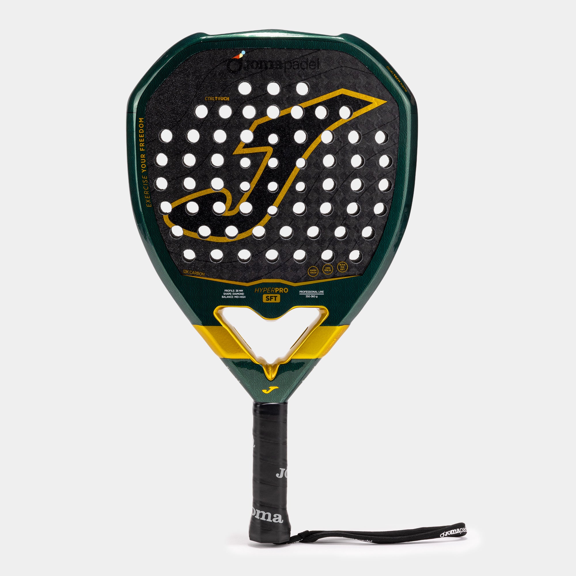 HYPER PRO SFT PADDLE RACKET - VERDE-NERO - VERDE-NERO