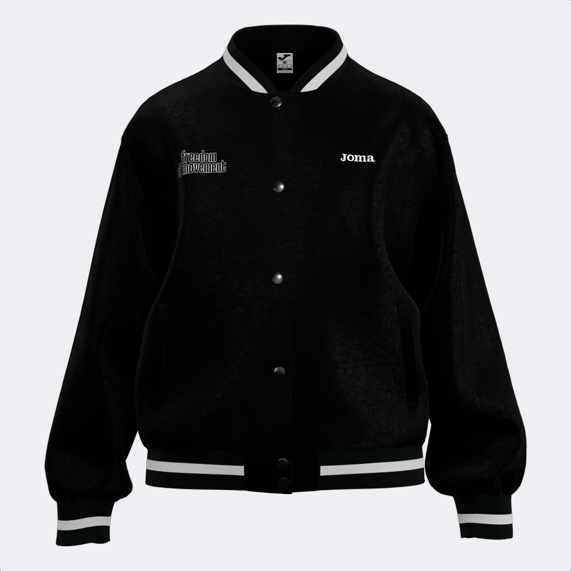 JOMA KIDS FULL ZIP SWEATSHIRT - NERO - NERO