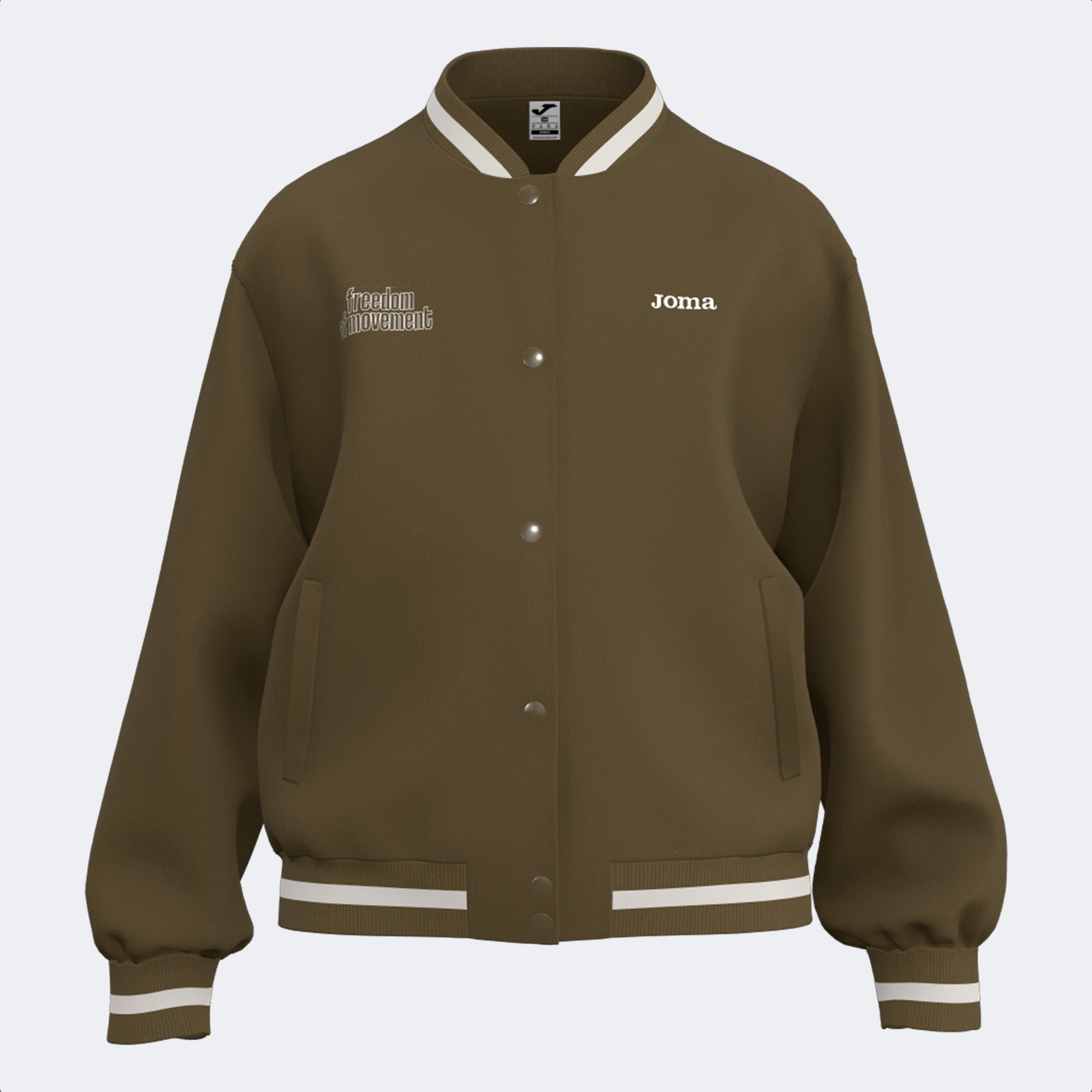 JOMA KIDS FULL ZIP SWEATSHIRT - MARRONE - MARRONE