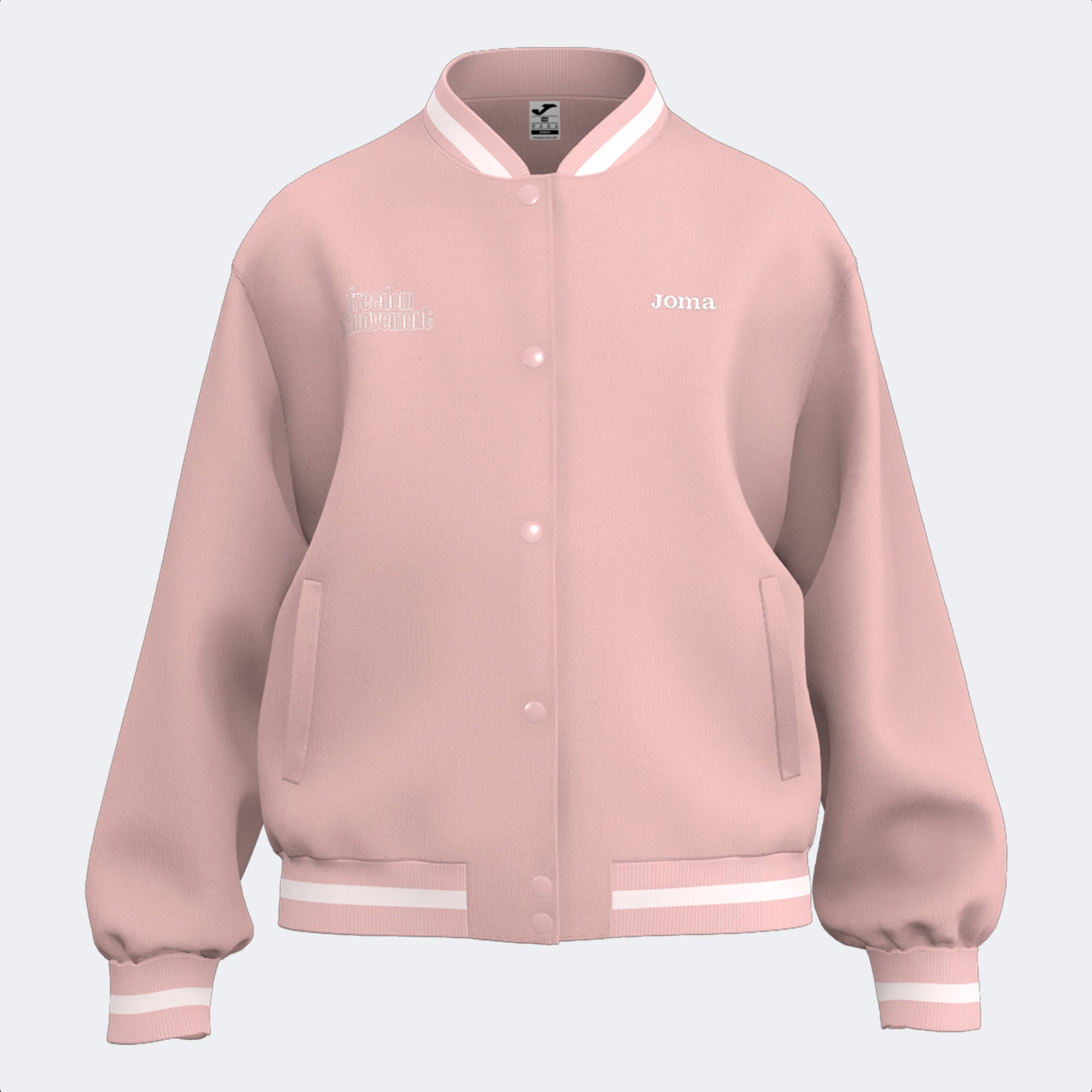 JOMA KIDS FULL ZIP SWEATSHIRT - ROSA - ROSA