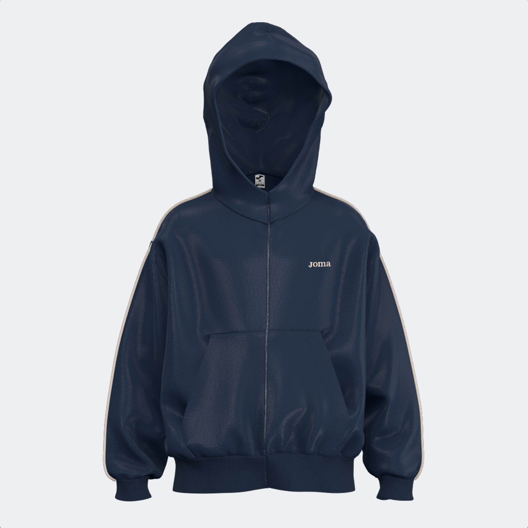 JOMA KIDS ZIP-UP HOODIE - BLU NAVY - BLU NAVY