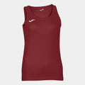 COMBI SLEEVELESS WOMEN SHIRT RUBY - BORDEAUX - BORDEAUX