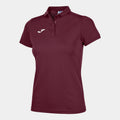 HOBBY WOMEN'S POLO SHIRT S/S - BORDEAUX - BORDEAUX