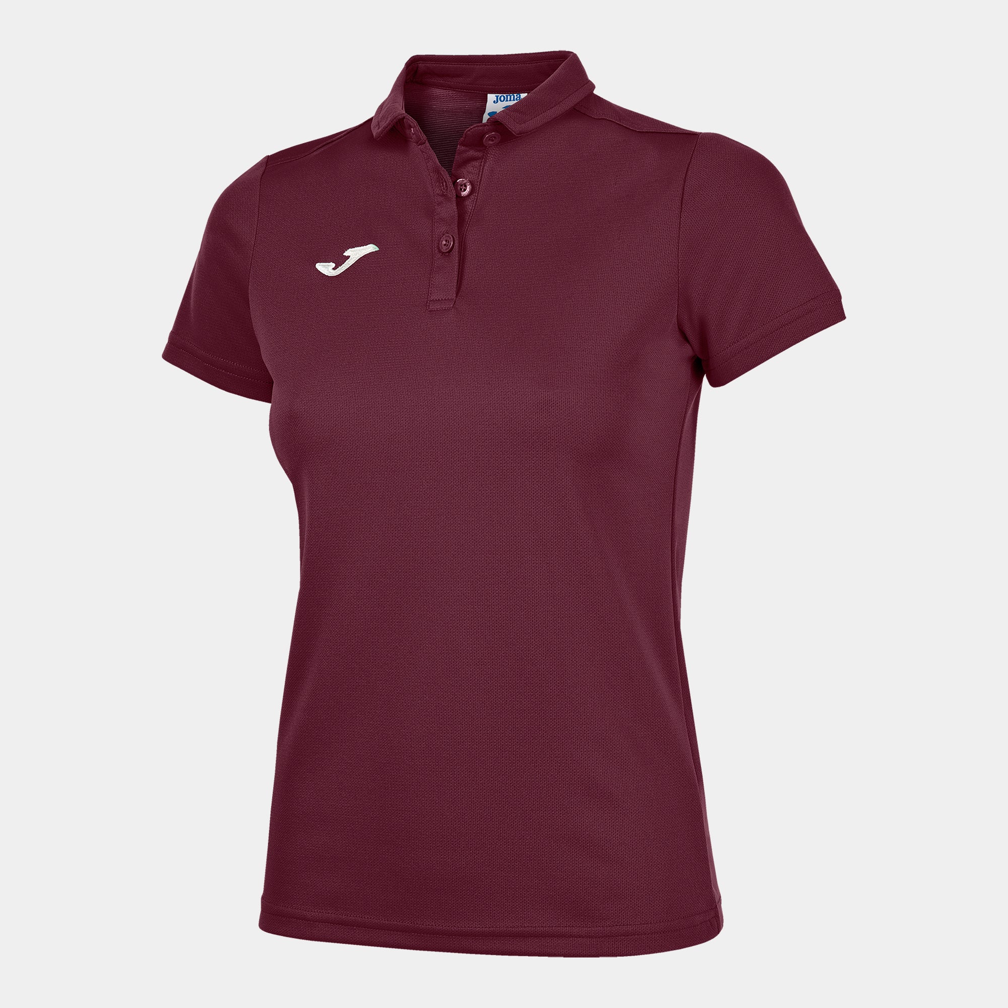 HOBBY WOMEN'S POLO SHIRT S/S - BORDEAUX - BORDEAUX