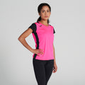 T-SHIRT RECORD II - ROSA FLUO-NERO