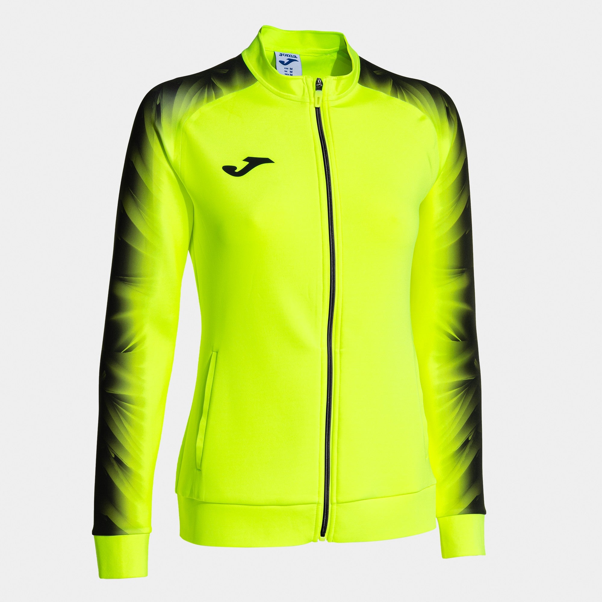 ELITE XI FULL ZIP SWEATSHIRT - GIALLO FLUO-NERO - GIALLO FLUO-NERO