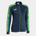 ELITE XI FULL ZIP SWEATSHIRT - BLU NAVY-VERDE FLUO - BLU NAVY-VERDE FLUO